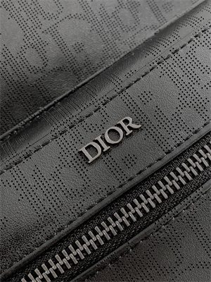 D*or backpack black oblique calfskin