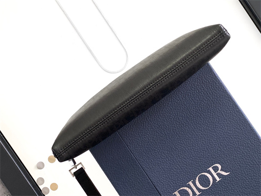 Di.or Pouch Black Oblique Galary Calfskin
