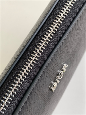 Di.or Pouch Black Oblique Galary Calfskin