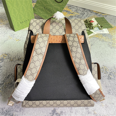 Gu.cci GG Backpack Ostrich With Double G 710859