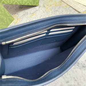 Gu.cci Pouch Canvas with GG Detail Blue 768255