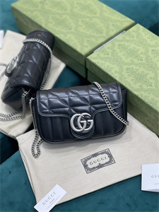 Gu.cci GG Marmont Mini Bag Black 476433