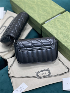 Gu.cci GG Marmont Mini Bag Black 476433