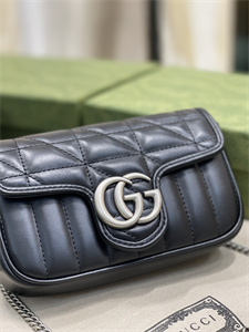 Gu.cci GG Marmont Mini Bag Black 476433