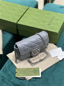 Gu.cci GG Marmont Mini Bag Grey 476433
