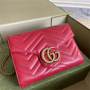 Gu.cci GG Marmont Mini Bag Red 474575
