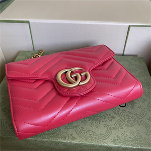Gu.cci GG Marmont Mini Bag Red 474575