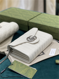 Gu.cci GG Marmont Mini Bag White 474575