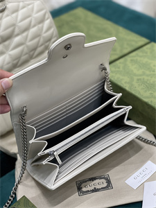 Gu.cci GG Marmont Mini Bag White 474575