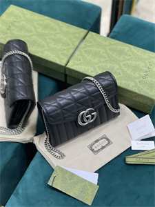 Gu.cci GG Marmont Mini Bag Black 474575