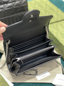 Gu.cci GG Marmont Mini Bag Black 474575