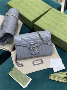 Gu.cci GG Marmont Mini Bag Blue 474575