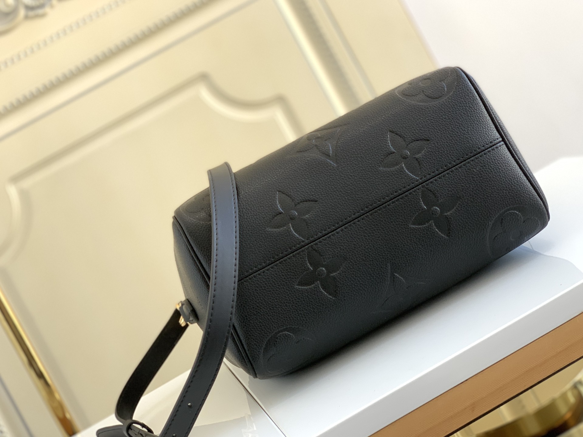 L.V Speedy Bandoulière 25 Monogram Empreinte Black M58947