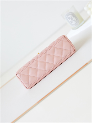 Cha.nel Mini Shopping Bag Kelly Bag Shiny Aged Calfskin Gold-Tone Metal Pink AS4416