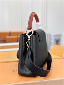 L.V Capucines BB Bag Taurillon Leather Black M20581