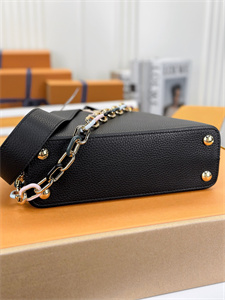 L.V Capucines BB Bag Taurillon Leather Black M21798