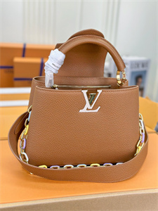 L.V Capucines BB Bag Taurillon Leather Brown M21798