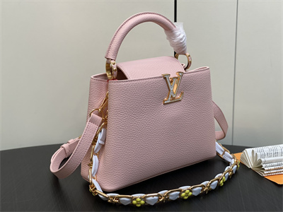 L.V Capucines BB Bag Taurillon Leather Pink M23363