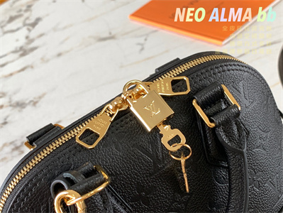 L.V Neo Alma BB Bag Monogram Empreinte Cowhide Black M44829