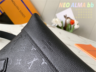 L.V Neo Alma BB Bag Monogram Empreinte Cowhide Black M44829