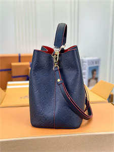 L.V Néonoé MM Bag Monogram Empreinte Navy M45306
