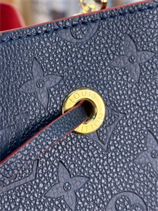 L.V Néonoé MM Bag Monogram Empreinte Navy M45306