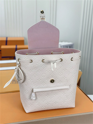 L.V Montsouris Backpack Monogram Empreinte Cream M45397