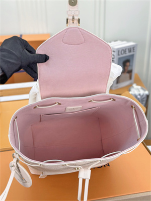 L.V Montsouris Backpack Monogram Empreinte Cream M45397