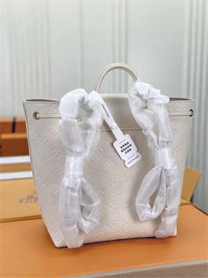 L.V Montsouris Backpack Monogram Empreinte Cream M45397