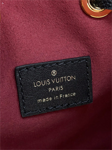 L.V Néonoé MM Bag Monogram Empreinte Black/Beige M45497