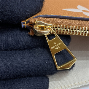 L.V Néonoé MM Bag Monogram Empreinte Brown/Cream M45555