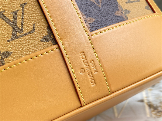 L.V Randonne Backpack Monogram Stripes Brown Canvas M45968