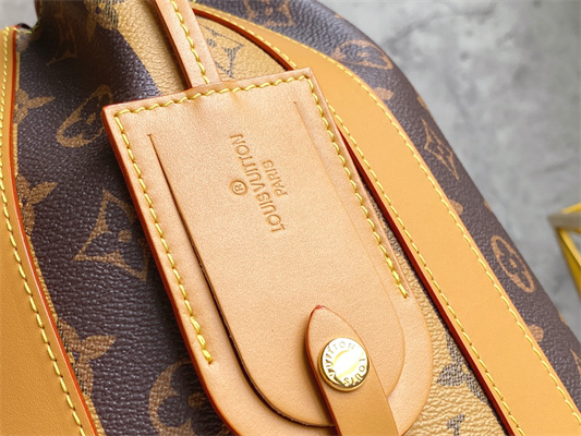 L.V Randonne Backpack Monogram Stripes Brown Canvas M45968