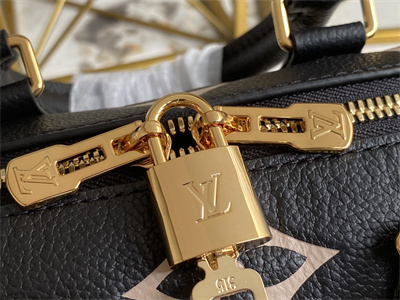 L.V Speedy Bandoulière 20 Giant Monogram Empreinte Black/Beige M58953