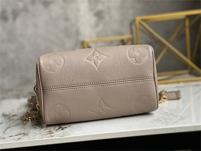 L.V Speedy Bandoulière 20 Giant Monogram Empreinte Tourterelle Beige M58953