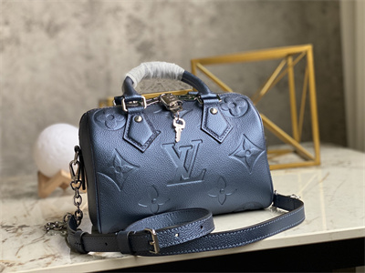 L.V Speedy Bandoulière 20 Giant Monogram Empreinte Navy M58953