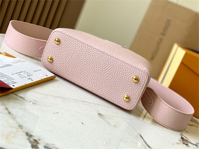 L.V Capucines Mini Bag Taurillon Leather Rosebella M59433