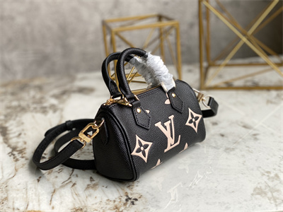 L.V Nano Speedy Monogram Emprenite Black/Beige M81456