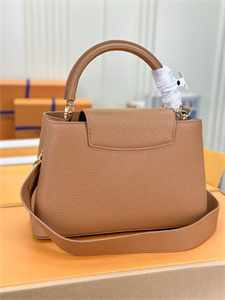 L.V Capucines MM Bag Taurillon Leather Brown M21798