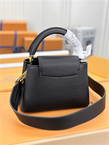 L.V Capucines Mini Bag Taurillon Leather Black M21798