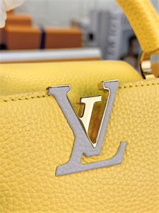 L.V Capucines Mini Bag Taurillon Leather Yellow M21798