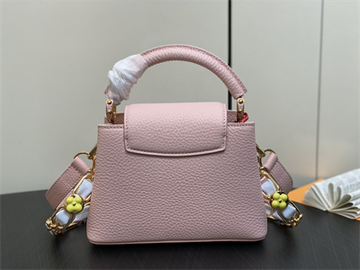 L.V Capucines Mini Bag Taurillon Leather Pink M23363