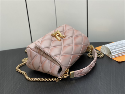 L.V Go-14 MM Bag Lambskin Beige Rose M23568