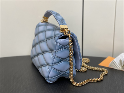 L.V Go-14 MM Bag Lambskin Ecume Gray M24186