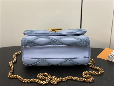 L.V Go-14 MM Bag Lambskin Ecume Gray M24186