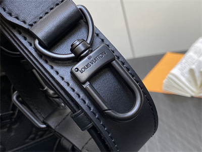 L.V Steamer PM Bag Monogram Embossed Taurillon Cowhider Leather M24436