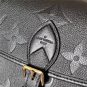 L.V Diane Bag Monogram Empreinte Cowhide Black M46386