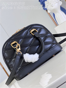 L.V Alma BB Bag Lamb Leather Black M23666