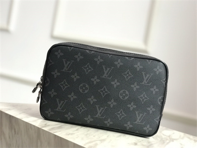 L.V Toilet Pouch GM Monogram Eclipse M43383