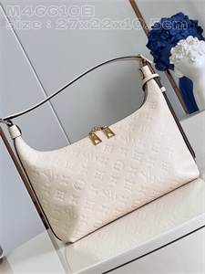 L.V Sac Sport Bag Monogram Empreinte Cowhide Leather Cream M46610